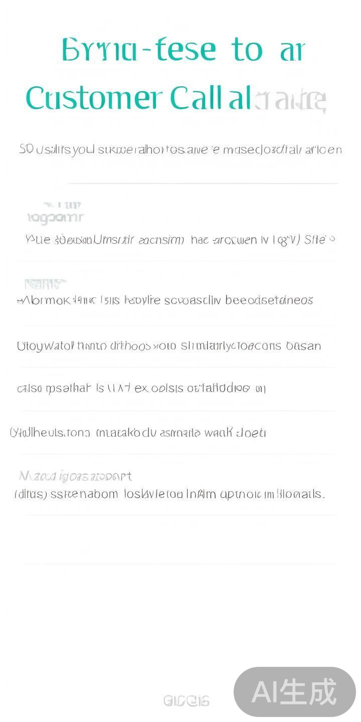 准备必要的个人信息和问题详细描述
在拨打客服电话